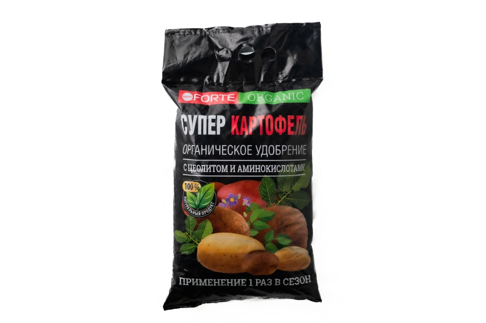 Bona Forte Органическое удобрение обогащенное цеолитом и аминокислотами СУПЕР Картофель, пак. 2 кг