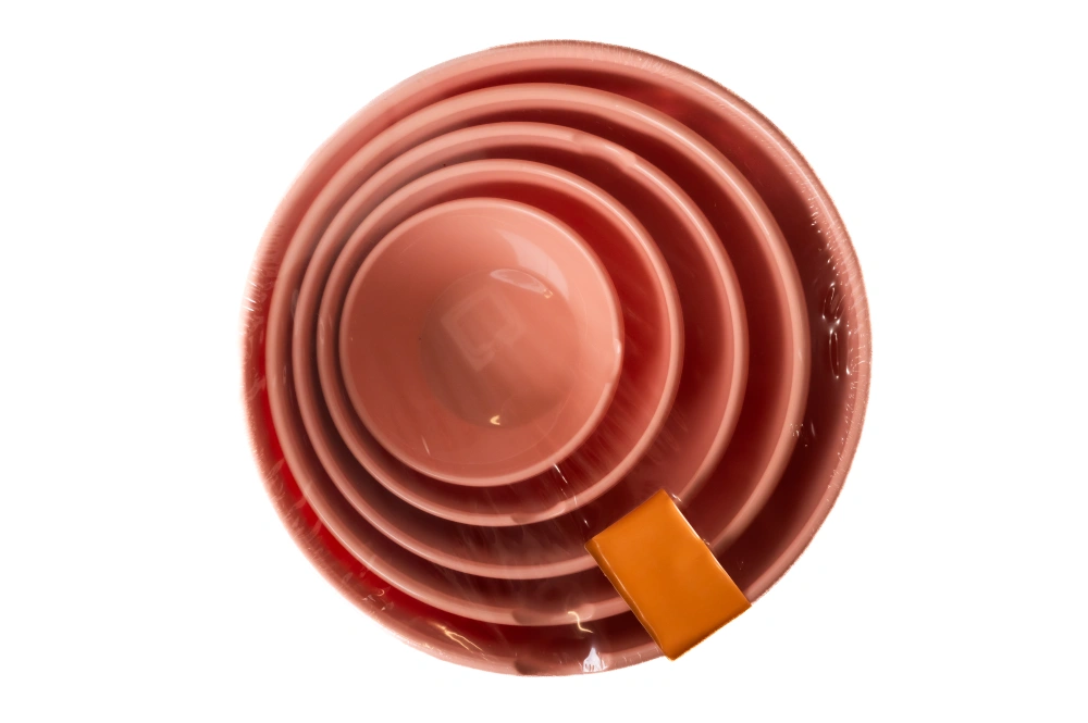 Набор мисок HELSINKI 5 шт (5л, 3л, 2л, 1л, 0,5л) персиковая карамель арт.PT127713040,