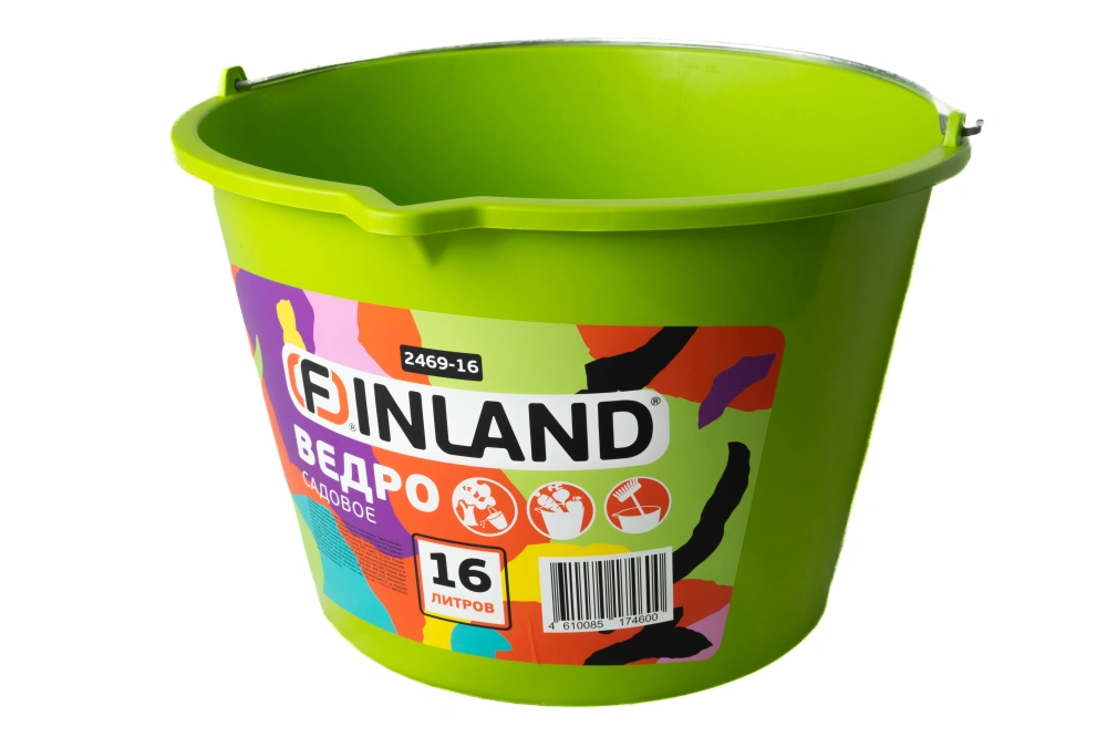 Ведро садовое FINLAND пластиковое 16л, арт. 2469-16