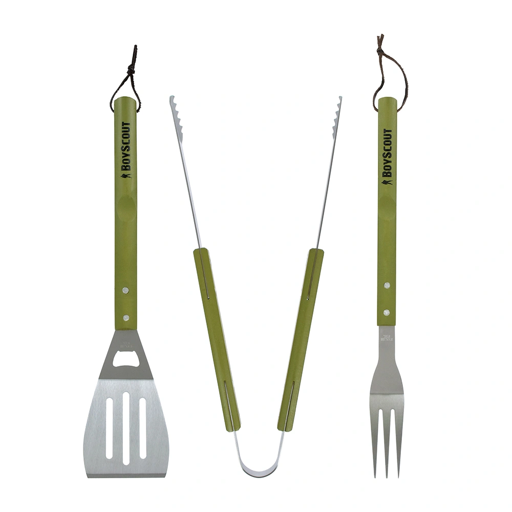BOYSCOUT Набор вилка, лопатка, щипцы арт.61318,