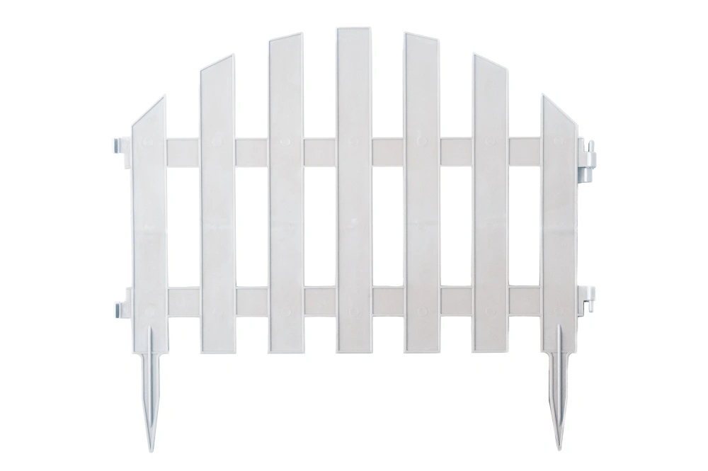 Заборчик 'Уютный сад' (белый), 7шт. 2,67м