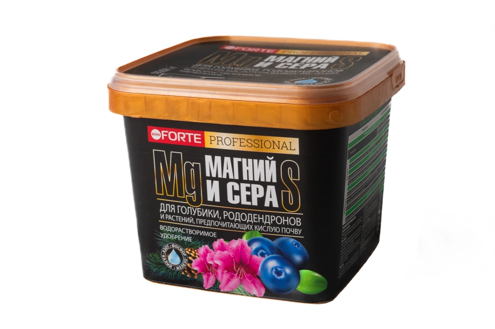 Bona Forte Удобрение водор-е Для голубики, родод. и кислолюб-х раст. с серой и магнием, 1л