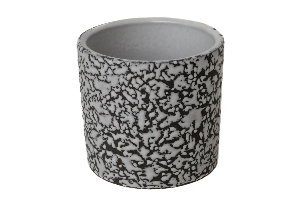 Маджента серый тубус мини кашпо,