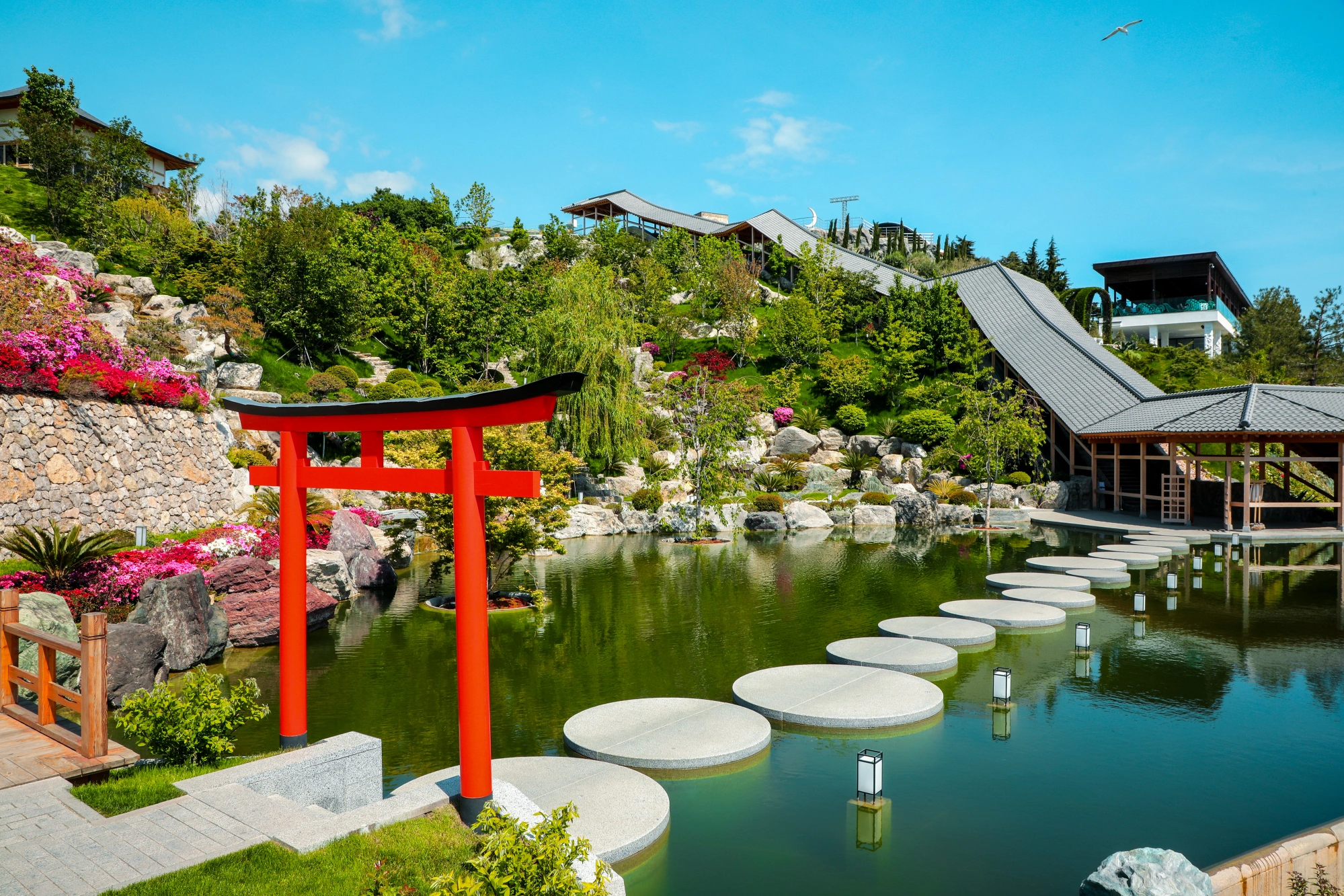 Японский сад «Rikkyo-en» (Отель  Mriya Resort & Spa)