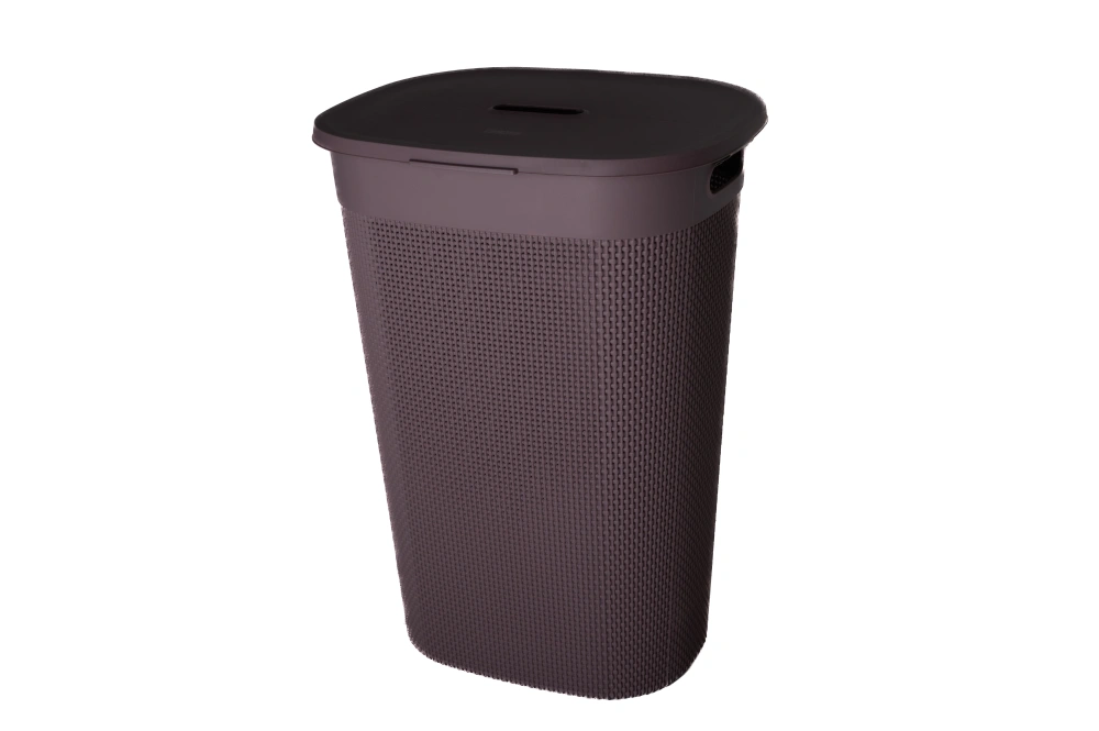 Корзина для белья OSLO черничный морс, 55л