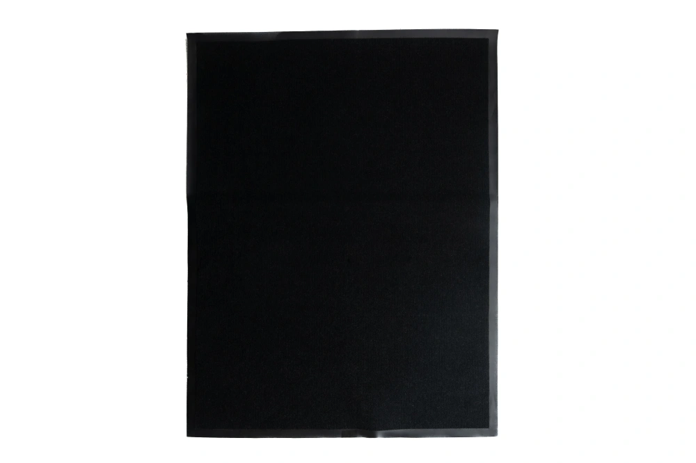 VORTEX Коврик влаговпитывающий ребристый черный "Trip" арт.24202, 120*150см