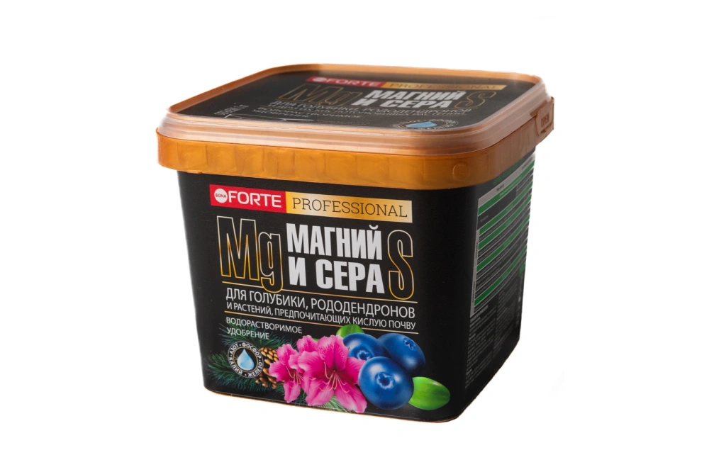 Bona Forte Удобрение водор-е Для голубики, родод. и кислолюб-х раст. с серой и магнием, 1л