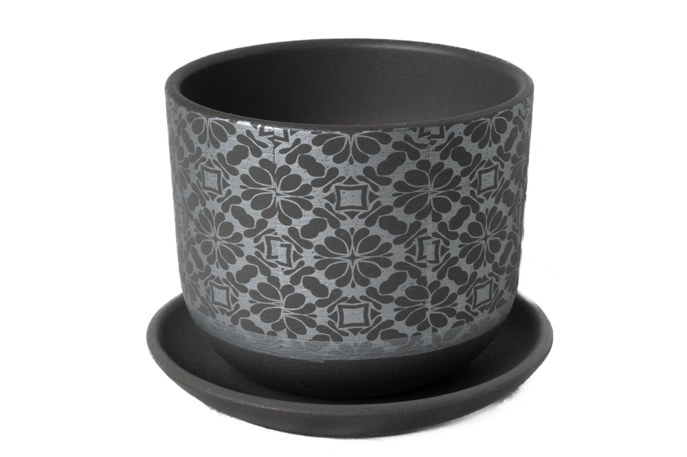 Гипюр серый бук №1,