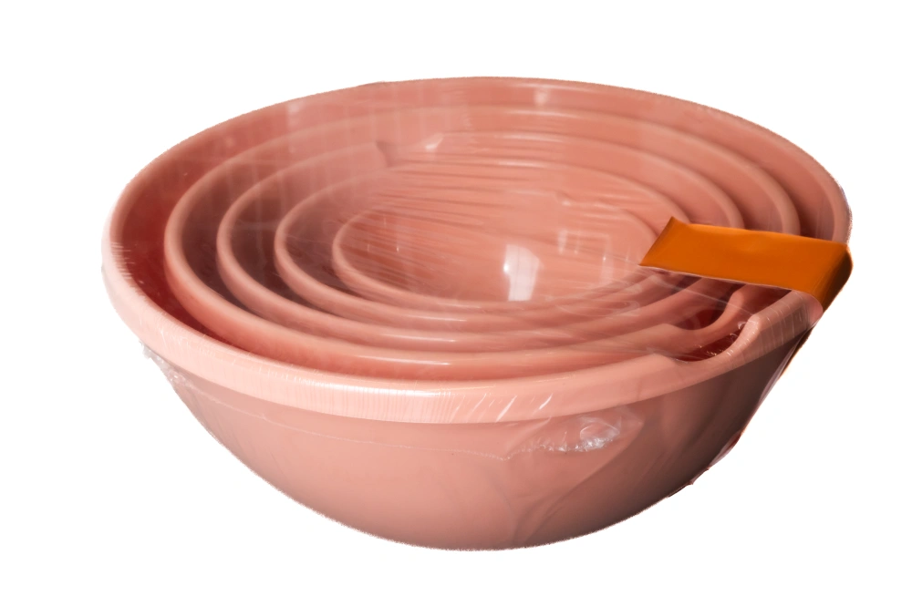 Набор мисок HELSINKI 5 шт (5л, 3л, 2л, 1л, 0,5л) персиковая карамель арт.PT127713040,