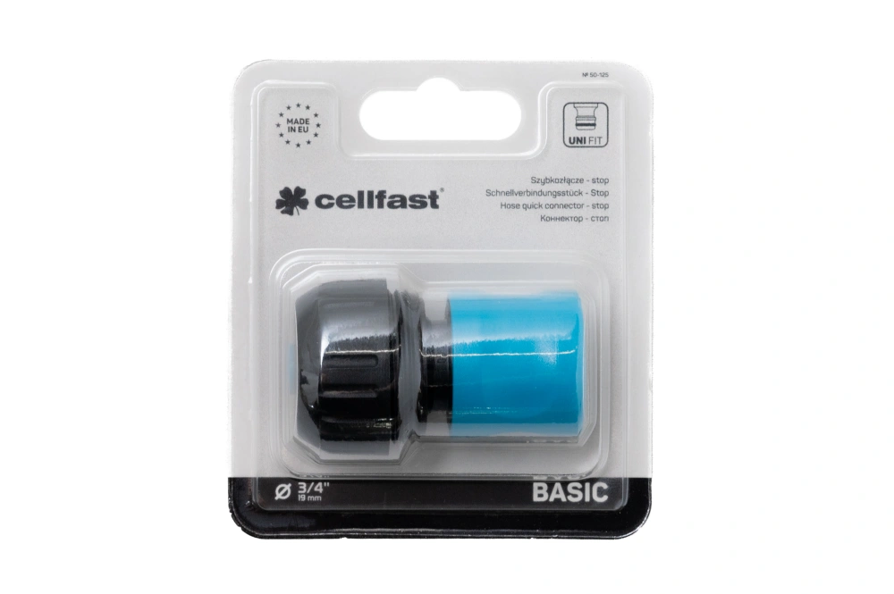 Коннектор-стоп (ABS) 50-125, 3/4 blister