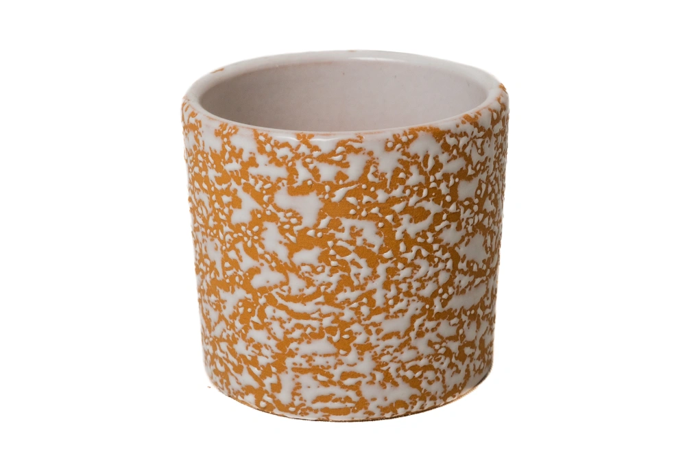 Маджента бежевый тубус мини кашпо,