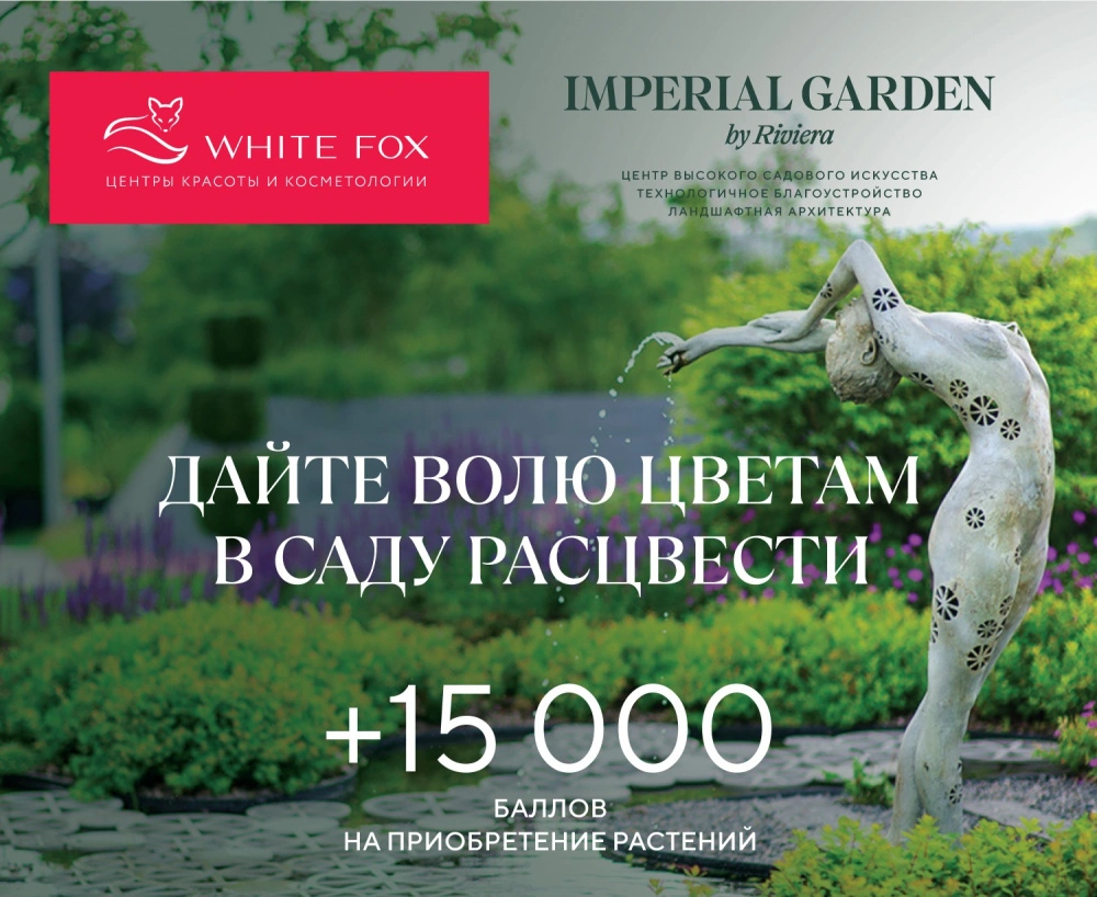 White Fox и Imperial Garden дарят подарок! 