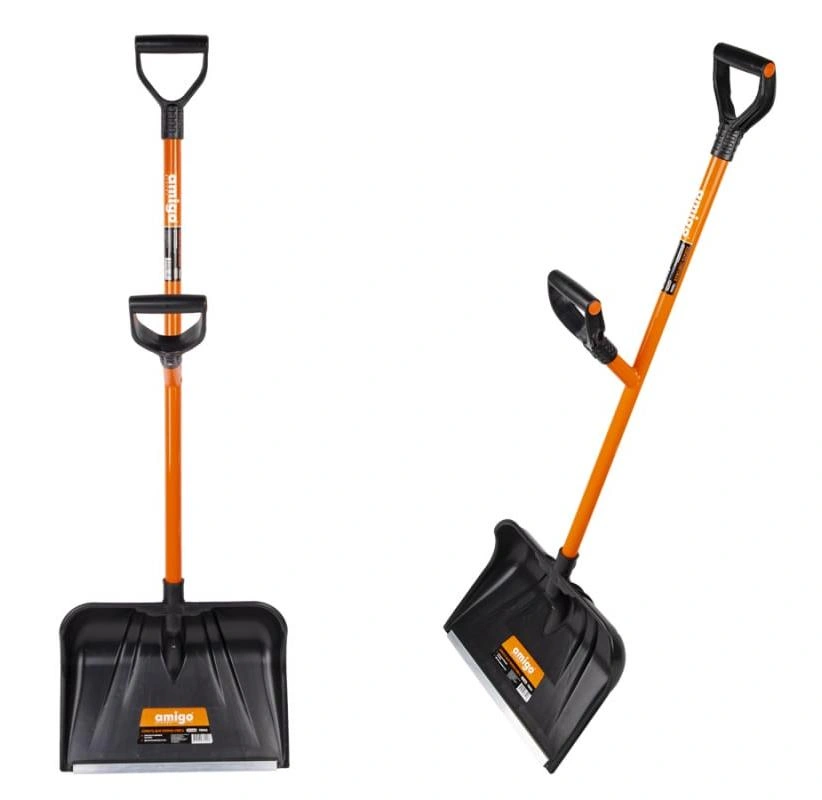 Лопата для уборки снега с двумя ручками арт.78006,