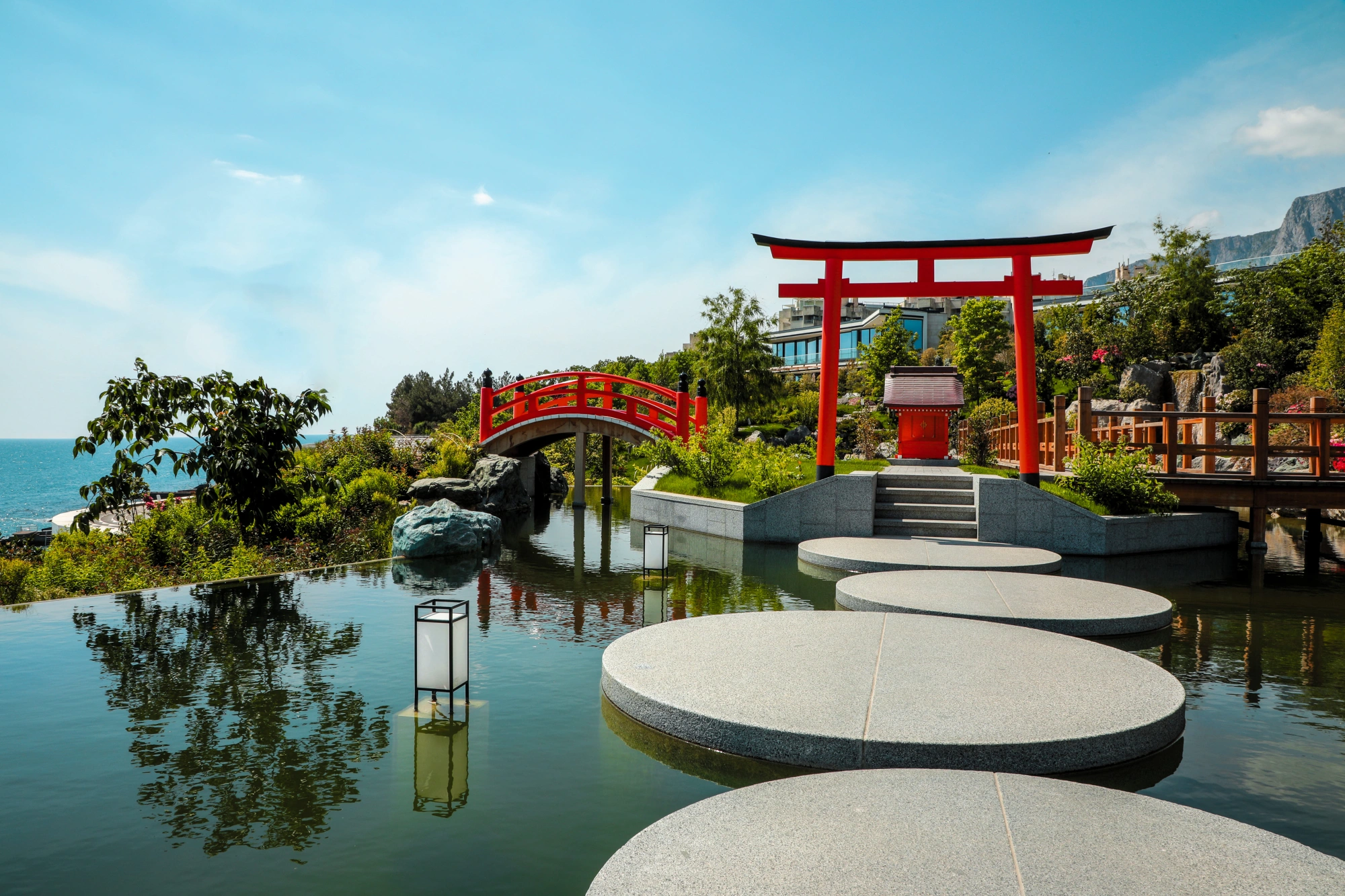Японский сад «Rikkyo-en» (Отель  Mriya Resort & Spa)