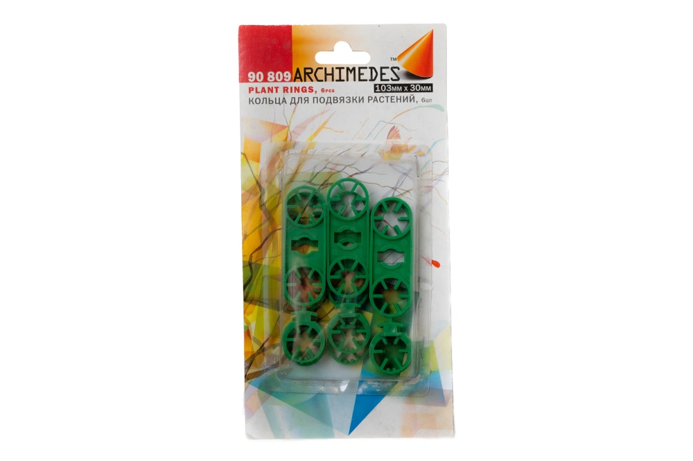 Кольца для подвязки растений арт.90809, 10,3см 6шт