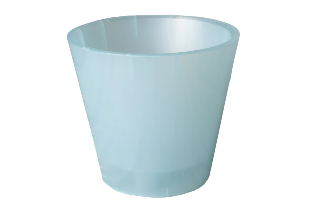 Горшок InGreen London Orchid с дренаж. вставкой голубой. перлам.арт ING1559ГЛПЕРЛ, D230 мм 5л