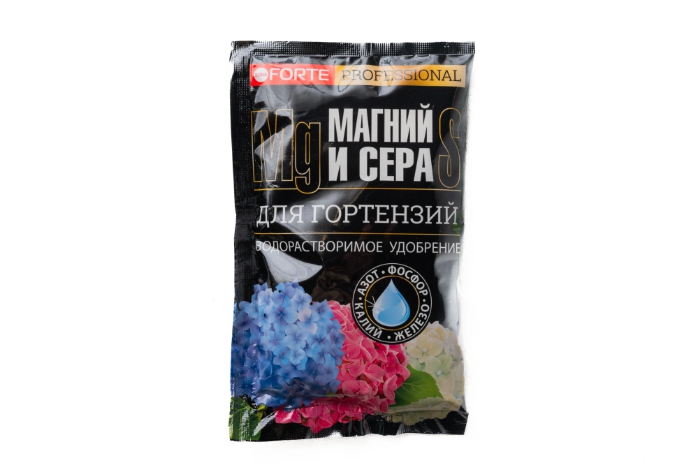 Bona Forte Удобрение Для гортензий и кислотолюбивых растений с серой и магнием, 100 гр