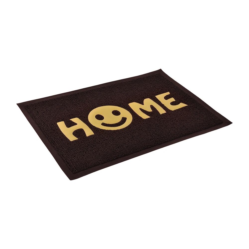 VORTEX Коврик придверный пористый коричневый "Home" арт.22405, 40*60см