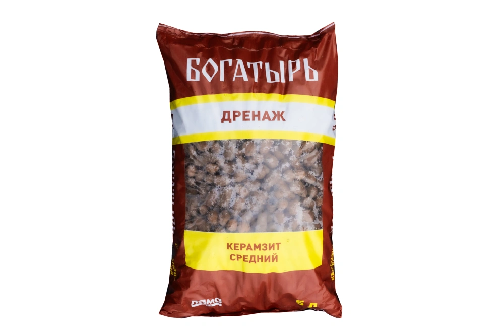 Керамзит средний &quot;Богатырь дренаж&quot;, 5л