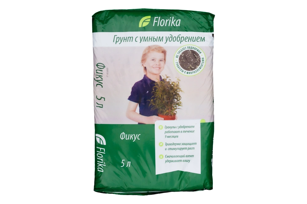 Плодородный грунт Флорика 'Фикус-Пальма', 5л