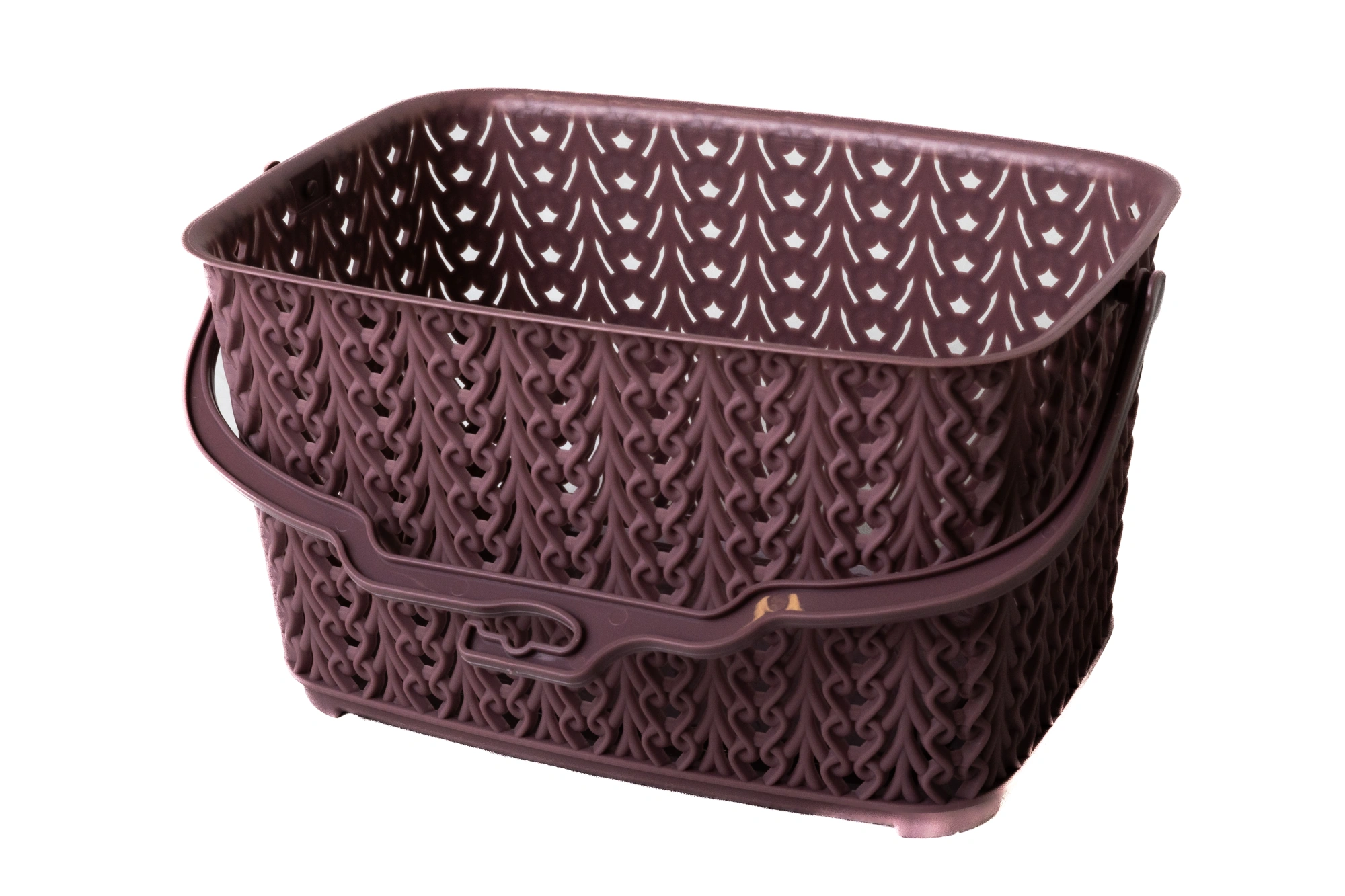 Корзина с ручкой Plast Team черничный морс, 3л 233х175х126