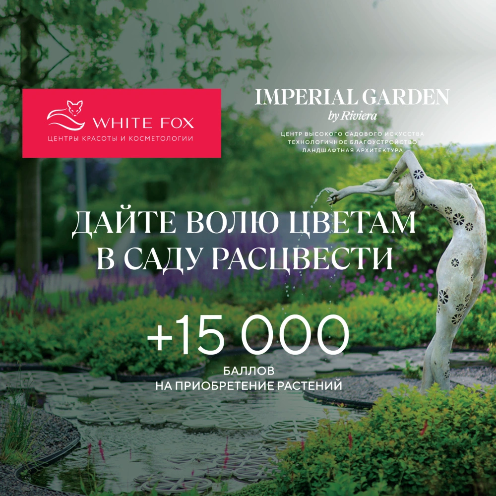 White Fox и Imperial Garden дарят подарок! 