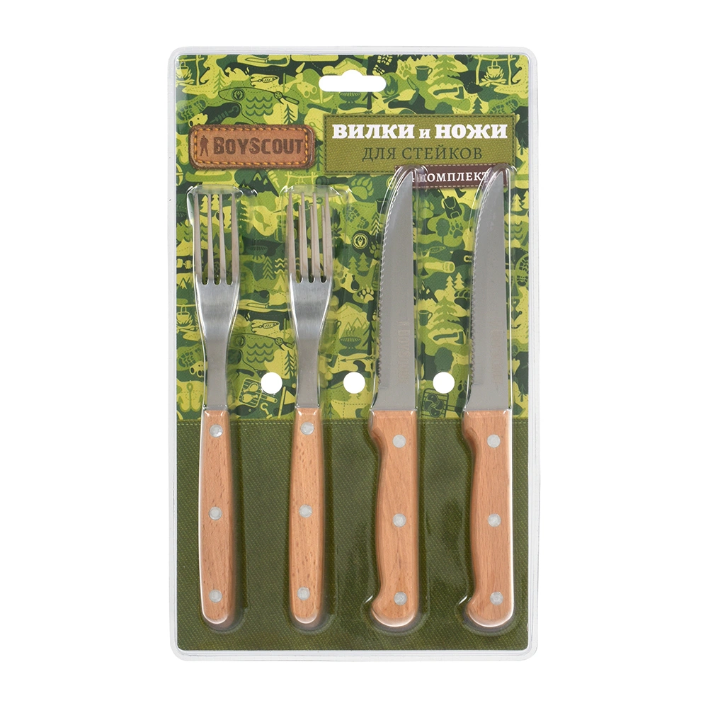 BOYSCOUT Набор для стейков на 4 персоны арт.61557,