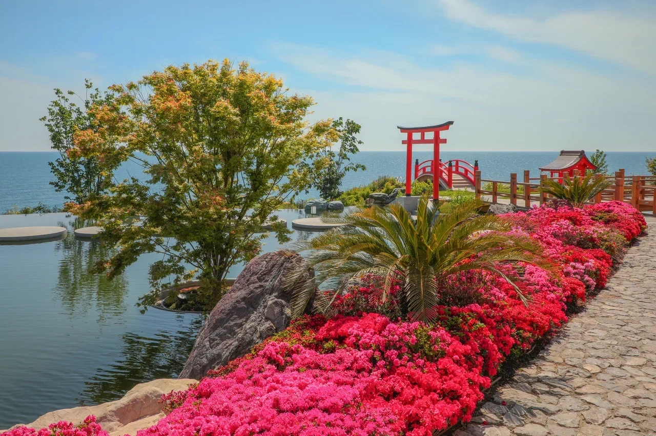 Японский сад «Rikkyo-en» (Отель  Mriya Resort & Spa)