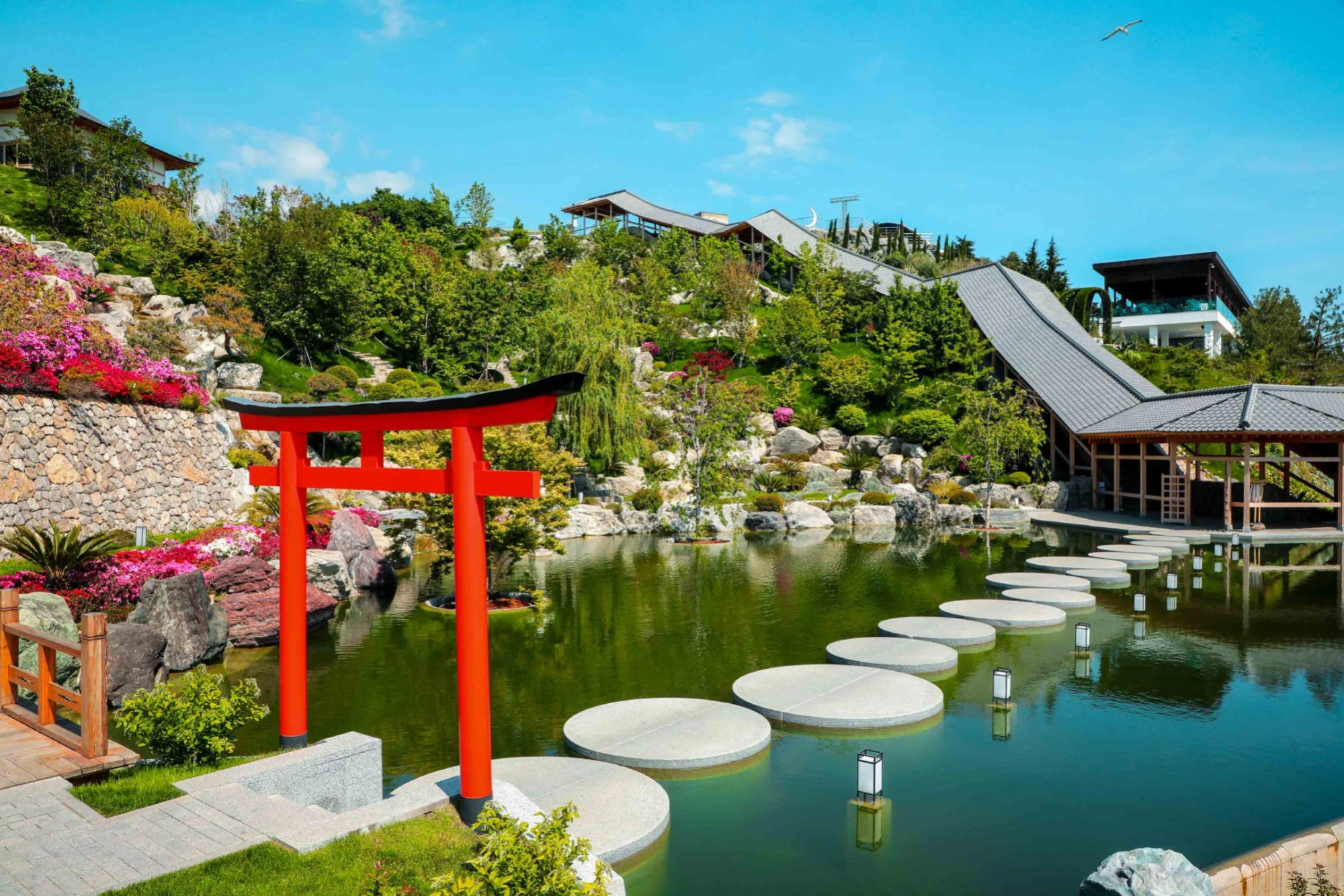 Японский сад «Rikkyo-en» (Отель  Mriya Resort & Spa)