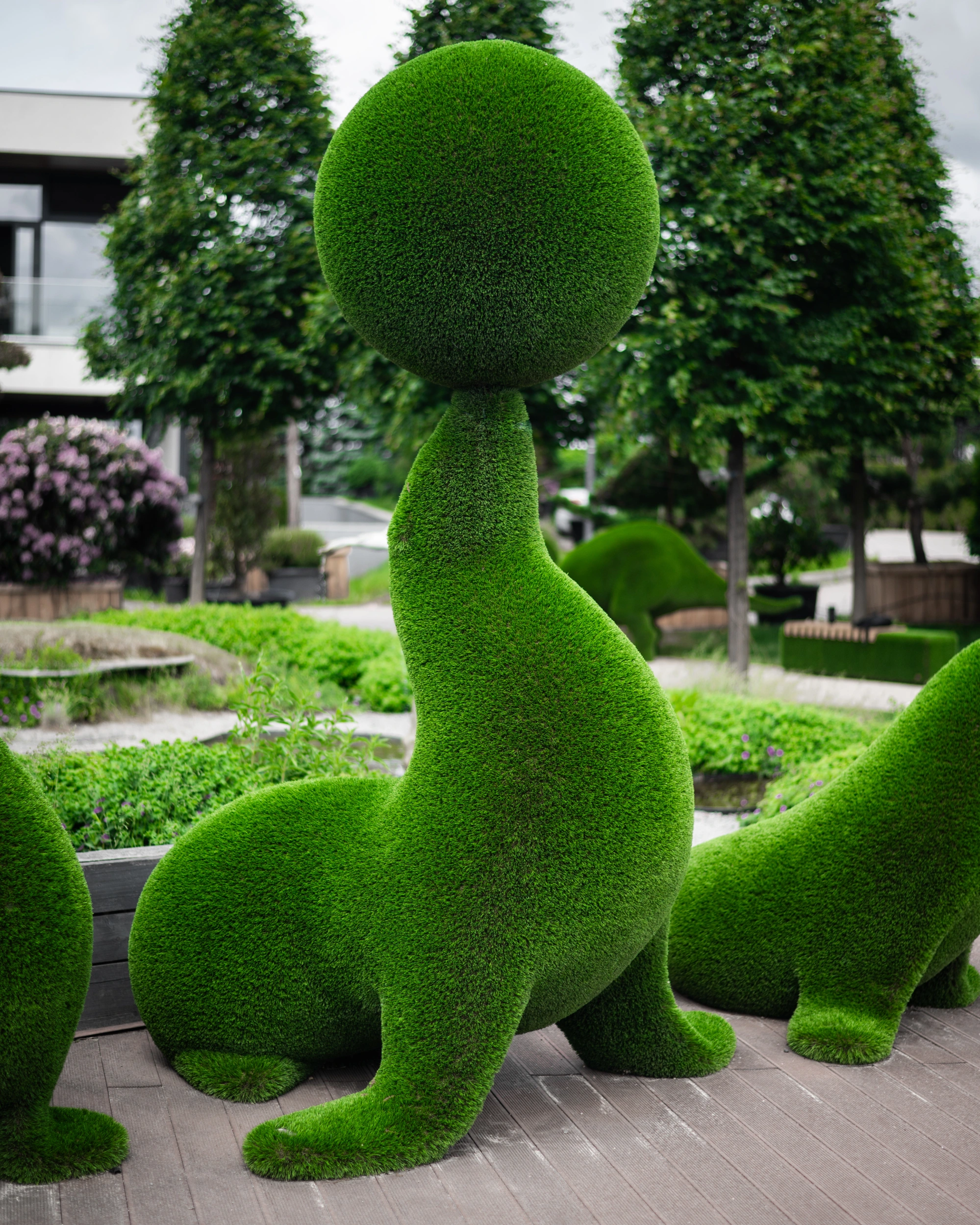 Топиари "Морской лев большой с мячом", 2,65х2,0х1,7м