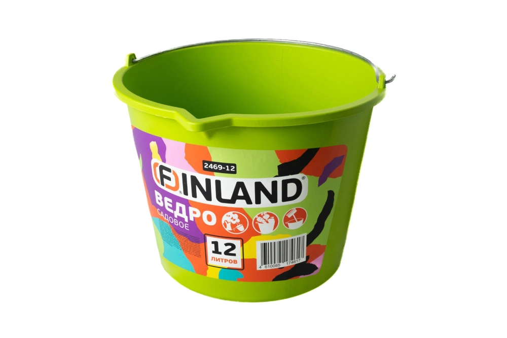 Ведро садовое FINLAND пластиковое 12л, арт. 2469-12