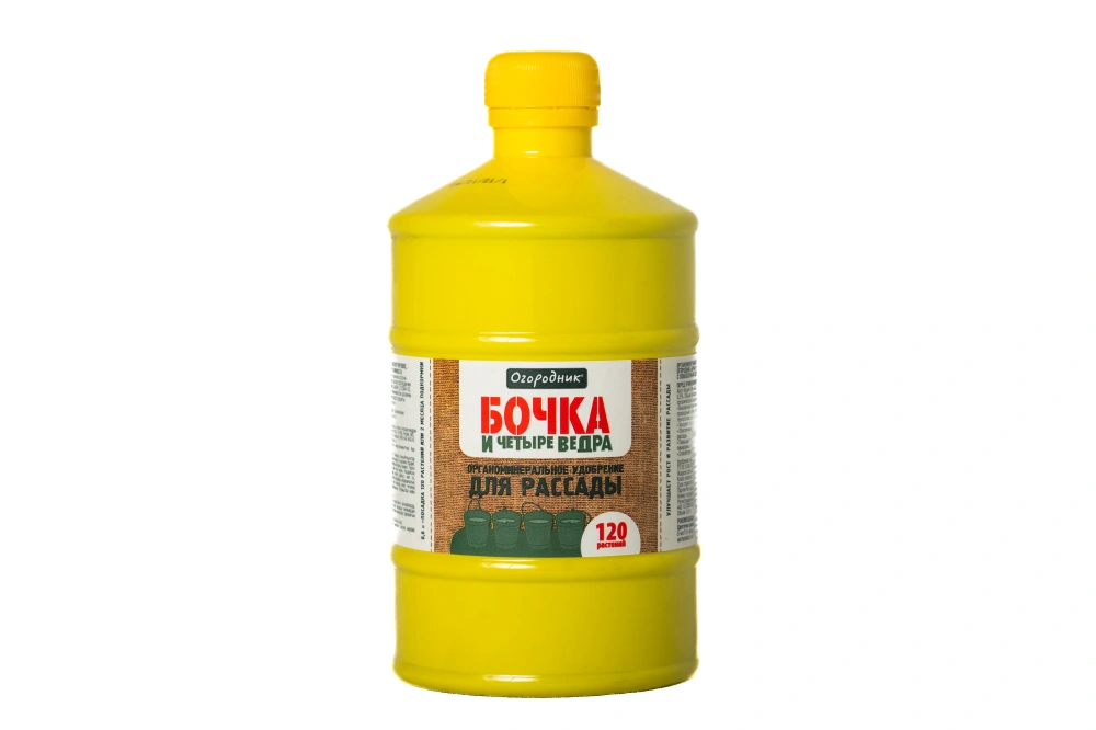 'Огородник' Удобрение органоминеральное жидкое в бутылках 'Для рассады', 0,6л
