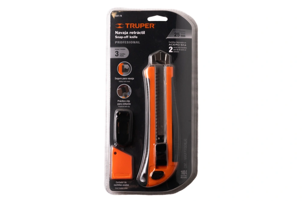 Нож строительный CUT-7X арт.17901,