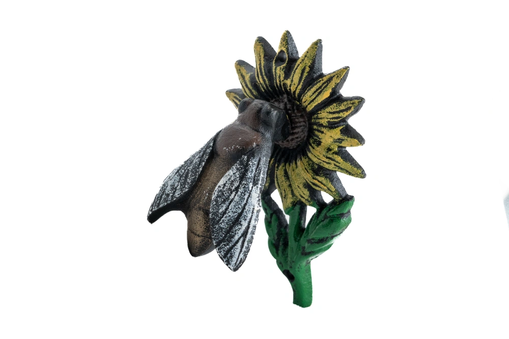BLUMEN HAUS Ручка-стучалка &quot;Пчела&quot; чугун арт.66095, 14*8*4см