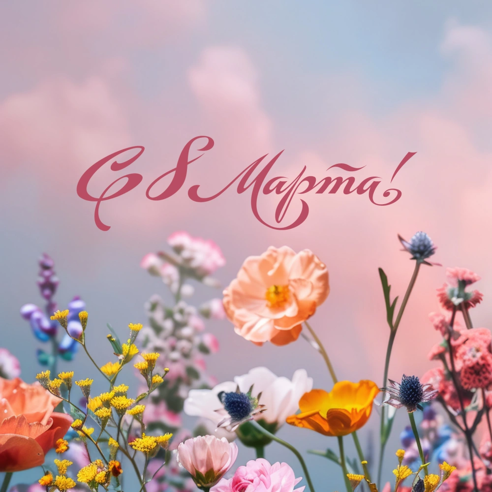  С прекрасным весенним праздником – 8 Марта!