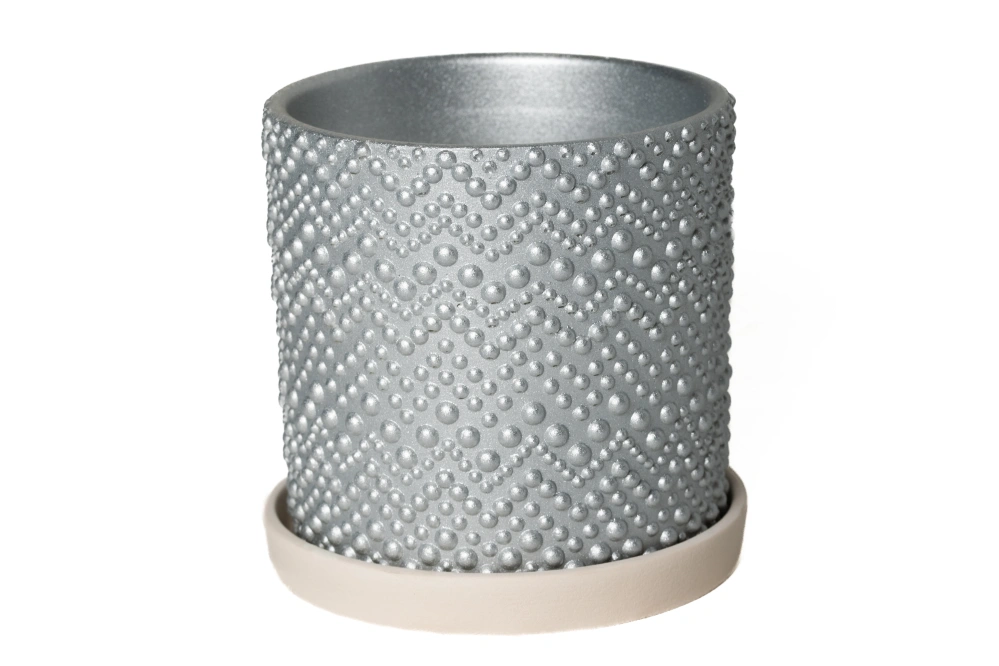 Бисер серебро цилиндр №2,